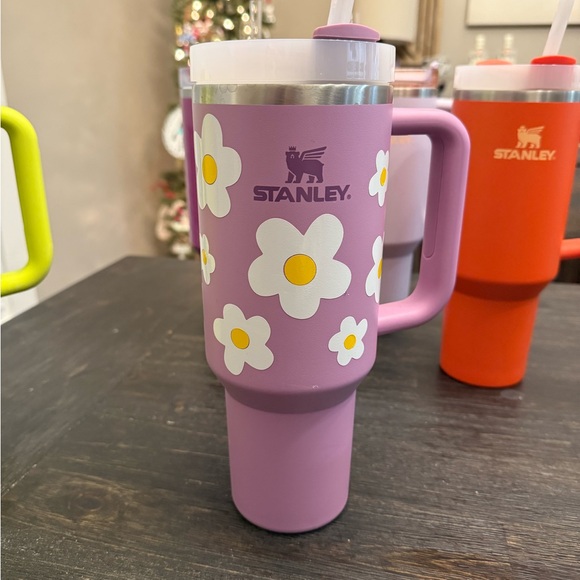 Stanley Lavender Tumbler with Floral Design - Picture 1 of 1